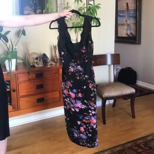 D&G floral dress with lace detail, worn only once!